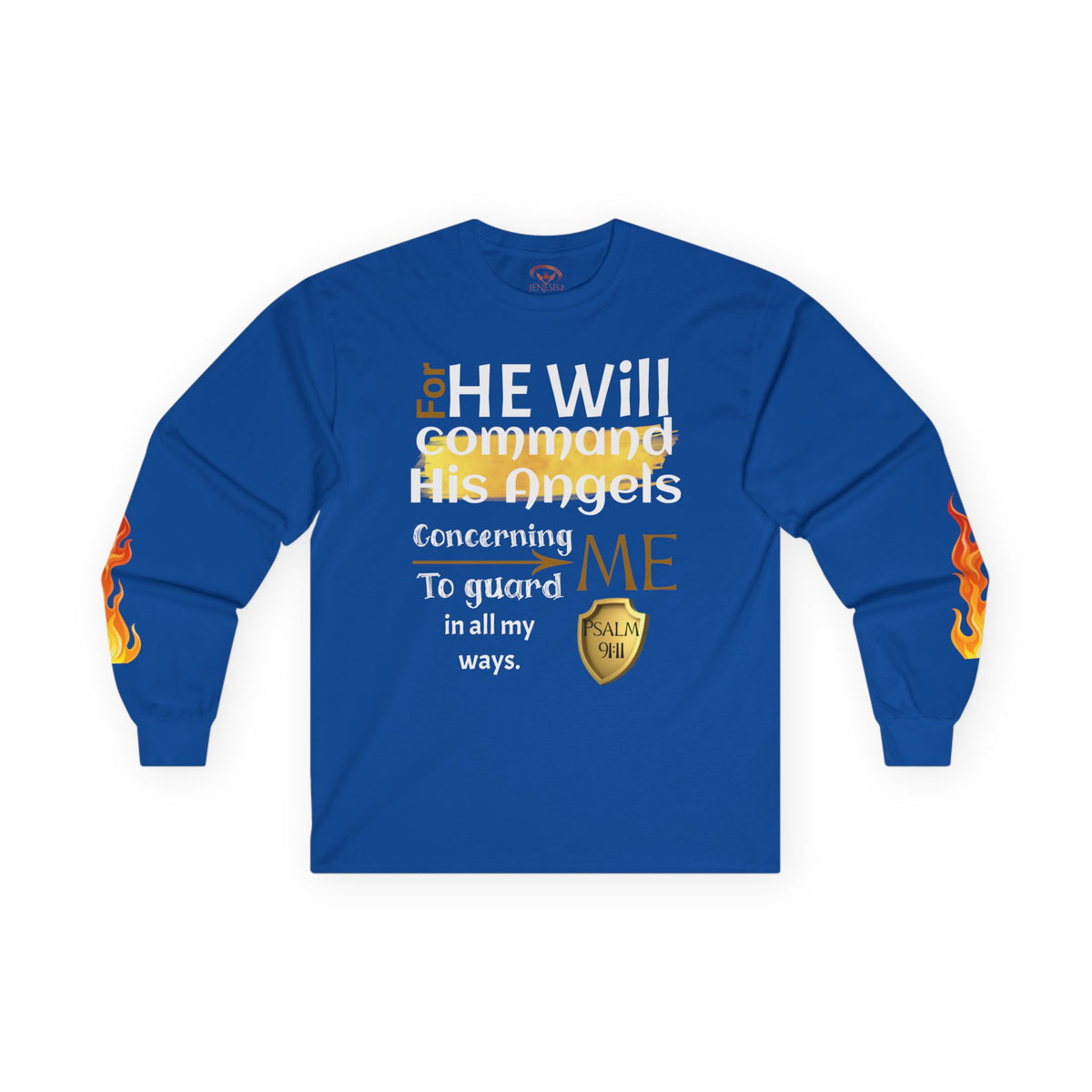 Psalm 91:11 Unisex Ultra Cotton Long Sleeve Tee