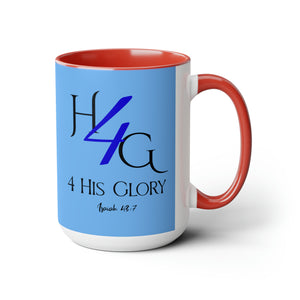 Glory (Blue) Coffee Mugs, 15oz