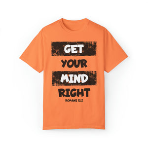 Get Your Mind Right Striped Unisex T-shirt