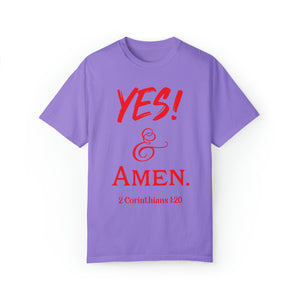 YES! & Amen. (Red) - Unisex  T-shirt