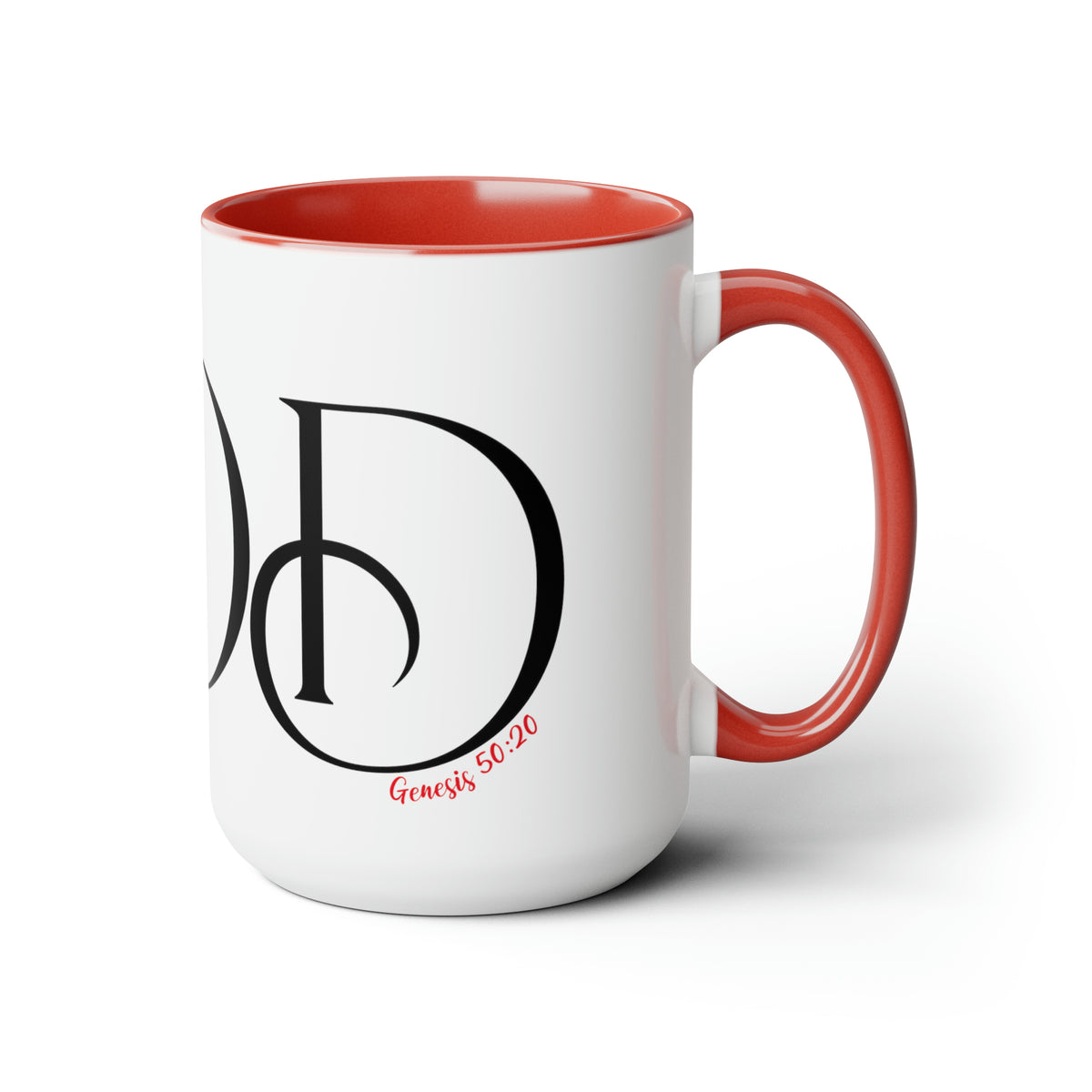 But God (Black) Two-Tone Coffee Mugs, 15oz