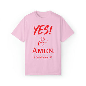 YES! & Amen. (Red) - Unisex  T-shirt