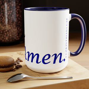 (Blue) Coffee Mugs, 15oz