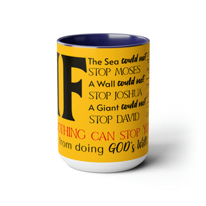 "IF" Two-Tone Coffee Mugs, 15oz