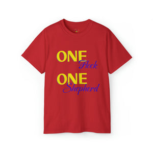 One Flock, One Shepherd (Blue) Unisex Ultra Cotton T-Shirt