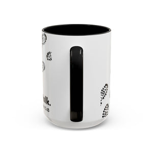 John 5:8 - WALK - Black & White Ceramic Mug, (15oz)