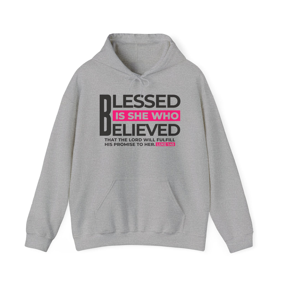 Blessed is She Who Believed Women&#39;s Heavy Blend™ Hoodie