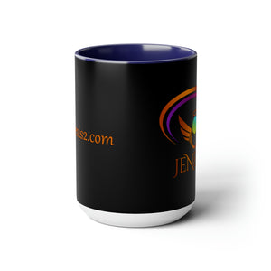 Jenesis2 (Black) 15oz Coffee Mug