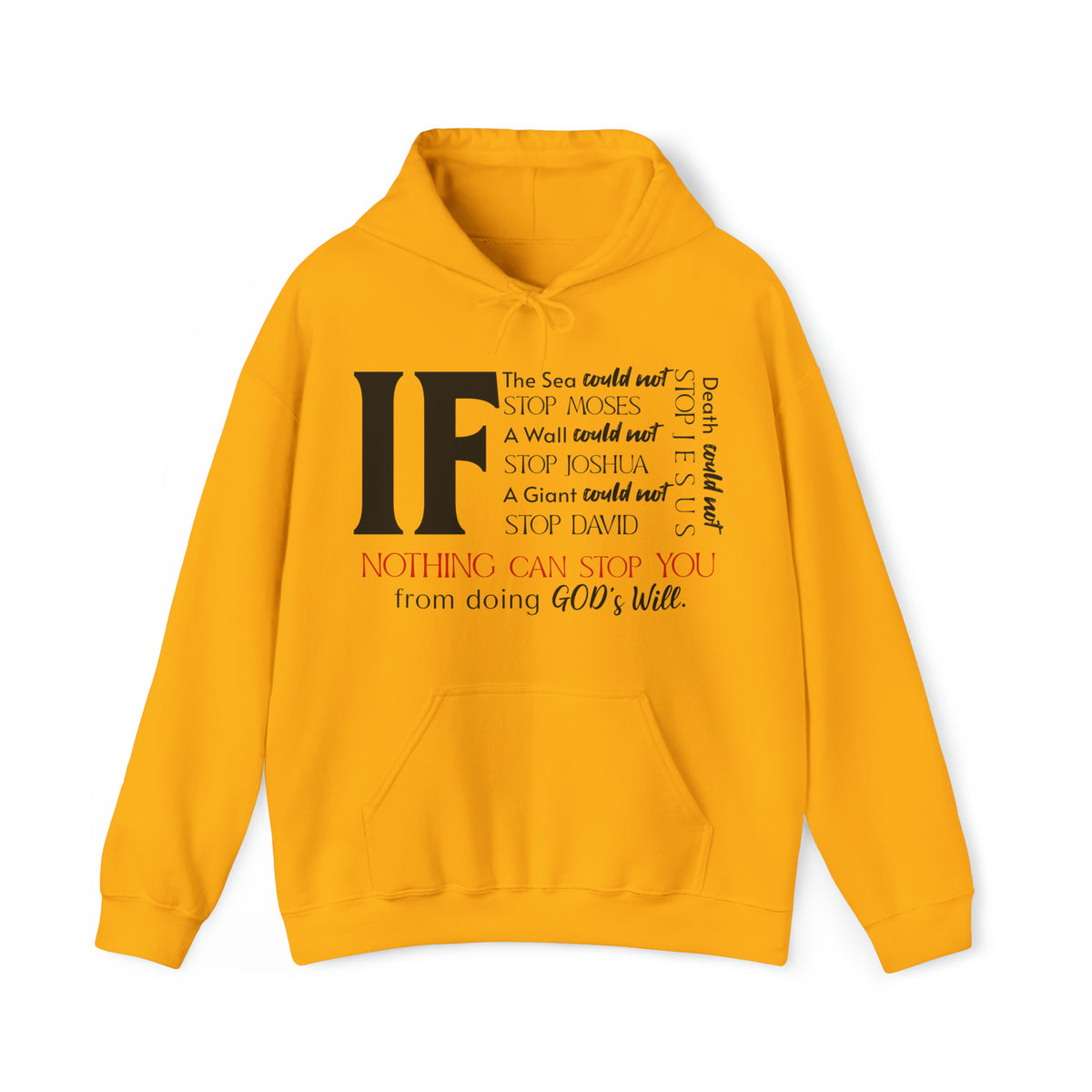 &quot; (blk lettering) - Unisex Hoodie