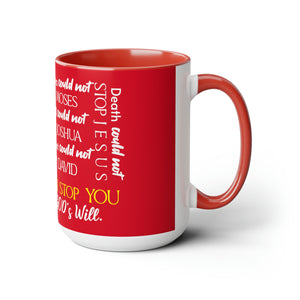 "IF" Two-Tone Coffee Mugs, 15oz