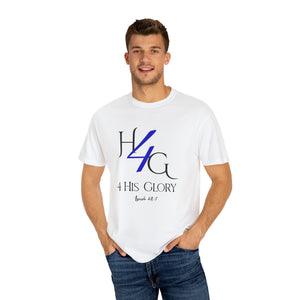 4 His Glory (blue) - Unisex T-shirt