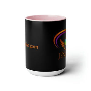 Jenesis2 (Black) 15oz Coffee Mug