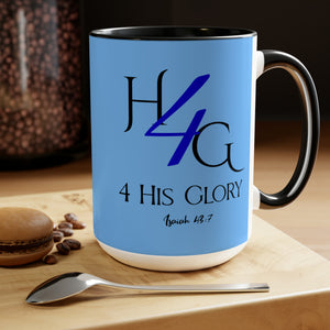 Glory (Blue) Coffee Mugs, 15oz