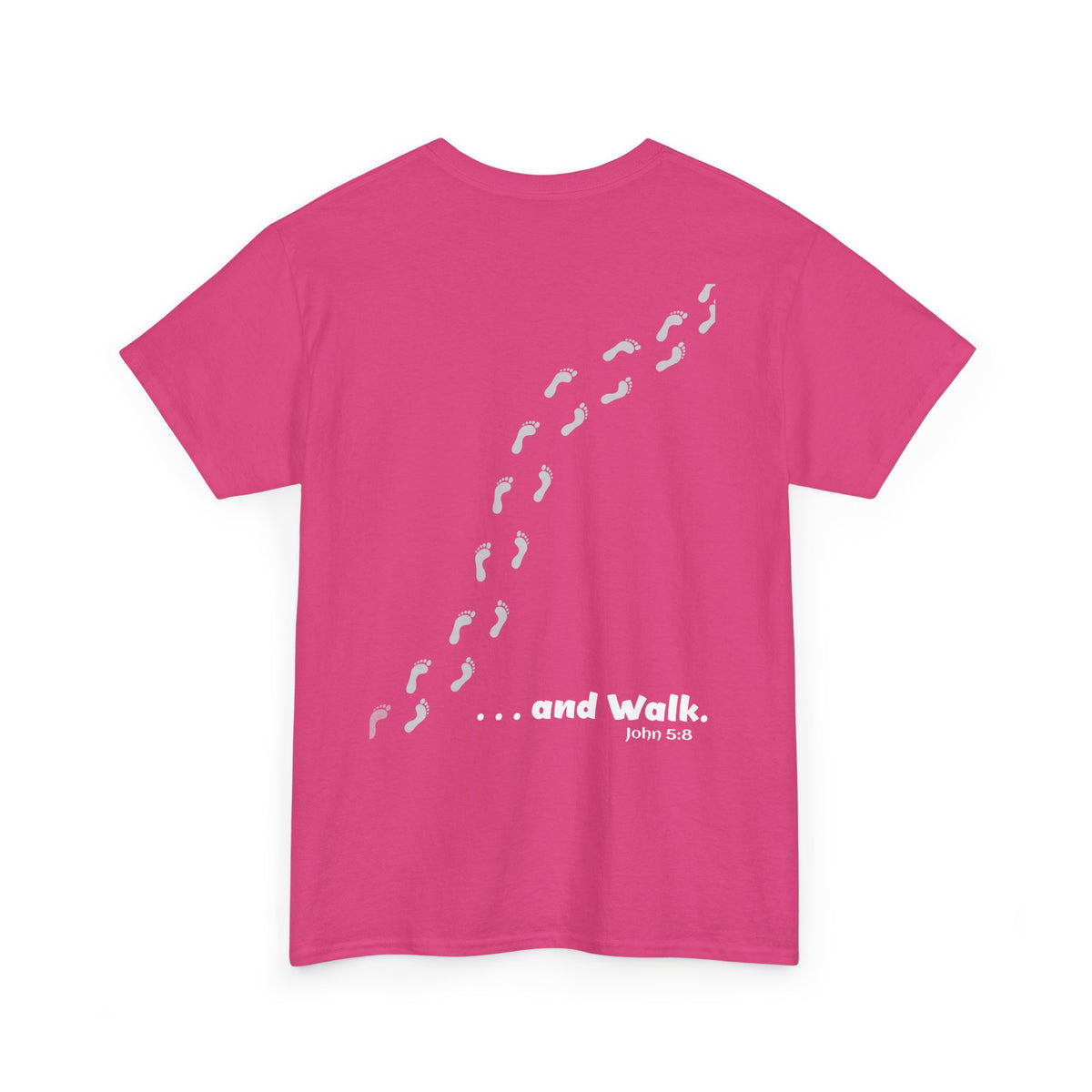 Take Up Thy Bed and Walk Unisex Heavy Cotton Tee