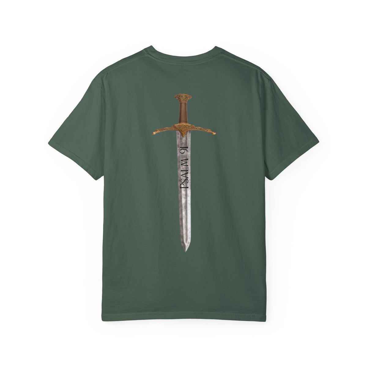 Psalm 91 Unisex Garment-Dyed T-shirt