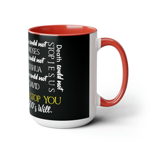 "IF" Two-Tone Coffee Mugs, 15oz