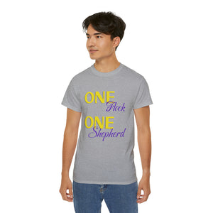 One Flock, One Shepherd (Purple) Unisex Ultra Cotton T-Shirt