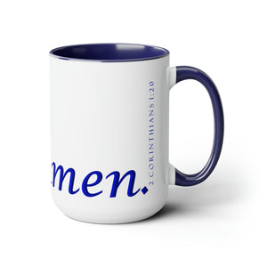 (Blue) Coffee Mugs, 15oz