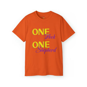 One Flock, One Shepherd (Purple) Unisex Ultra Cotton T-Shirt