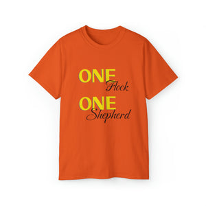 One Flock, One Shepherd (Black) Unisex Ultra Cotton T-Shirt