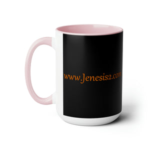 Jenesis2 (Black) 15oz Coffee Mug