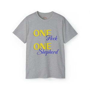 One Flock, One Shepherd (Blue) Unisex Ultra Cotton T-Shirt