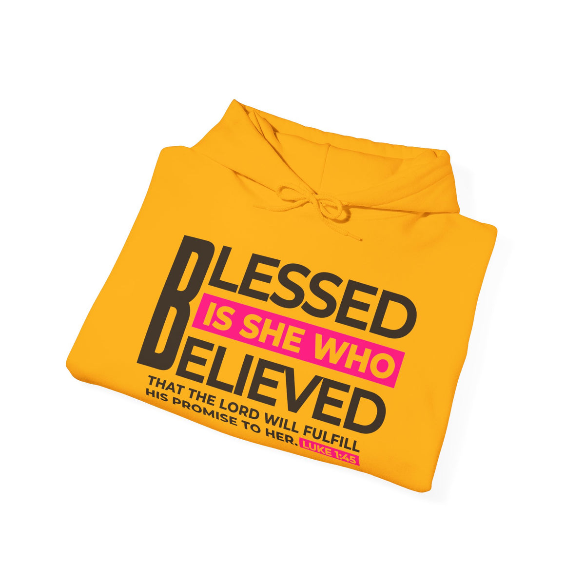 Blessed is She Who Believed Women&#39;s Heavy Blend™ Hoodie