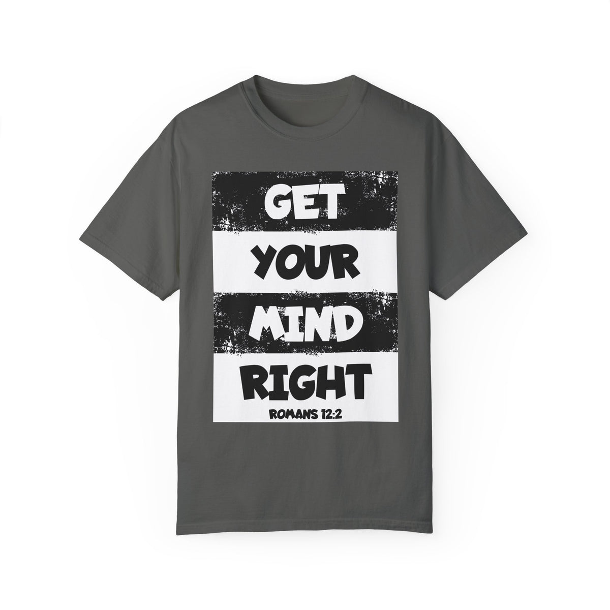 Get Your Mind Right Striped Unisex T-shirt