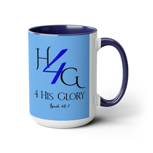 Glory (Blue) Coffee Mugs, 15oz