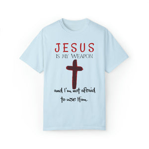 "Jesus Is My Weapon ..." - Unisex T-shirt (Black)