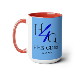 Glory (Blue) Coffee Mugs, 15oz