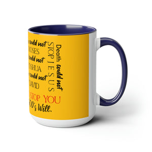 "IF" Two-Tone Coffee Mugs, 15oz