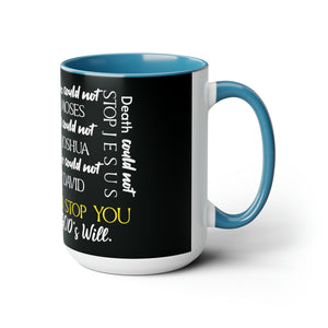 "IF" Two-Tone Coffee Mugs, 15oz