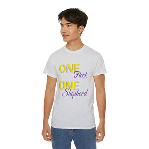 One Flock, One Shepherd (Purple) Unisex Ultra Cotton T-Shirt