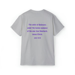 One Flock, One Shepherd (Purple) Unisex Ultra Cotton T-Shirt