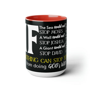 "IF" Two-Tone Coffee Mugs, 15oz