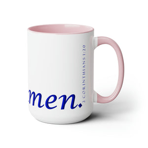 (Blue) Coffee Mugs, 15oz