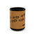 John 5:8 - WALK - Cocoa-Colored Black Ceramic Mug, (15oz)