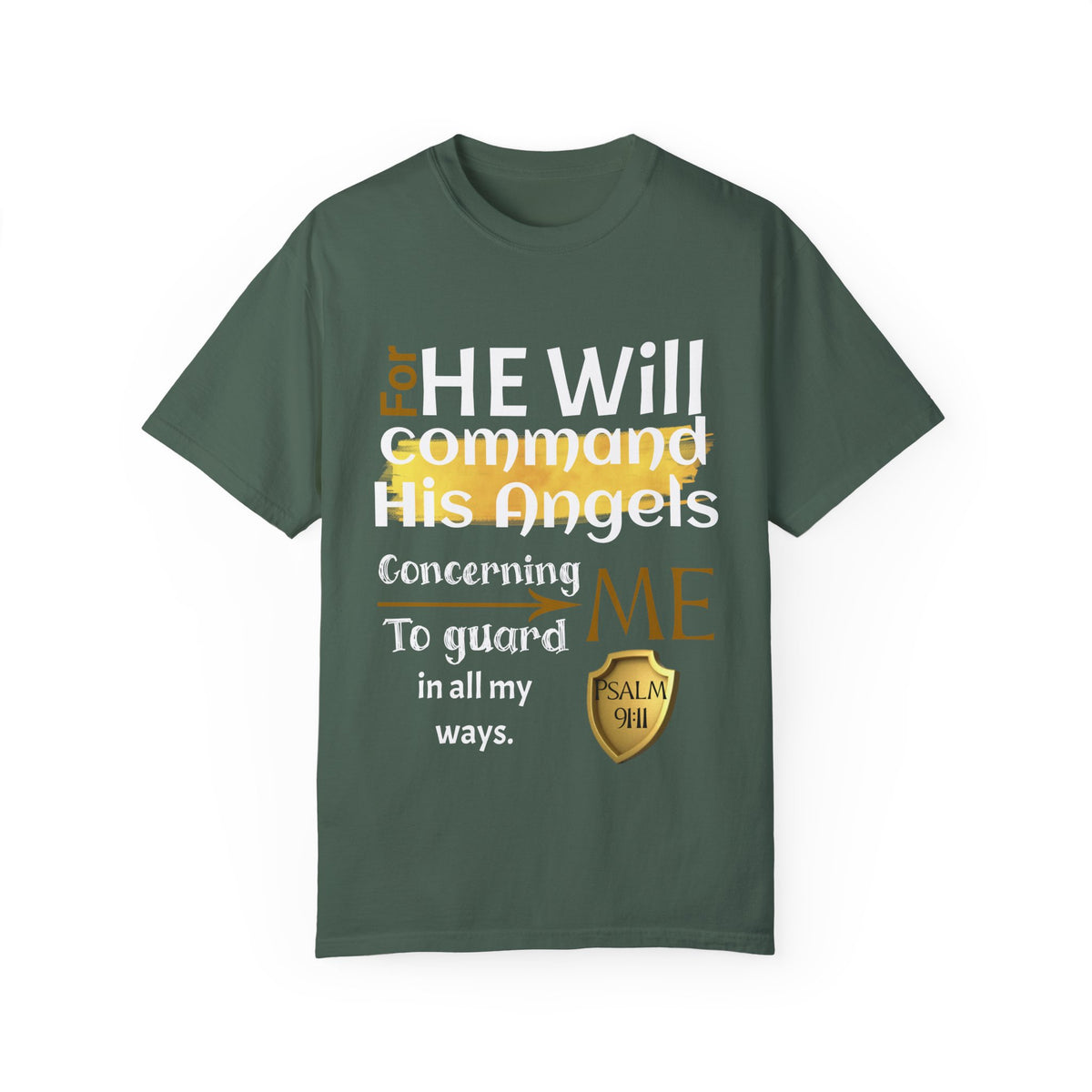 Psalm 91 Unisex Garment-Dyed T-shirt