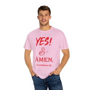 YES! & Amen. (Red) - Unisex  T-shirt